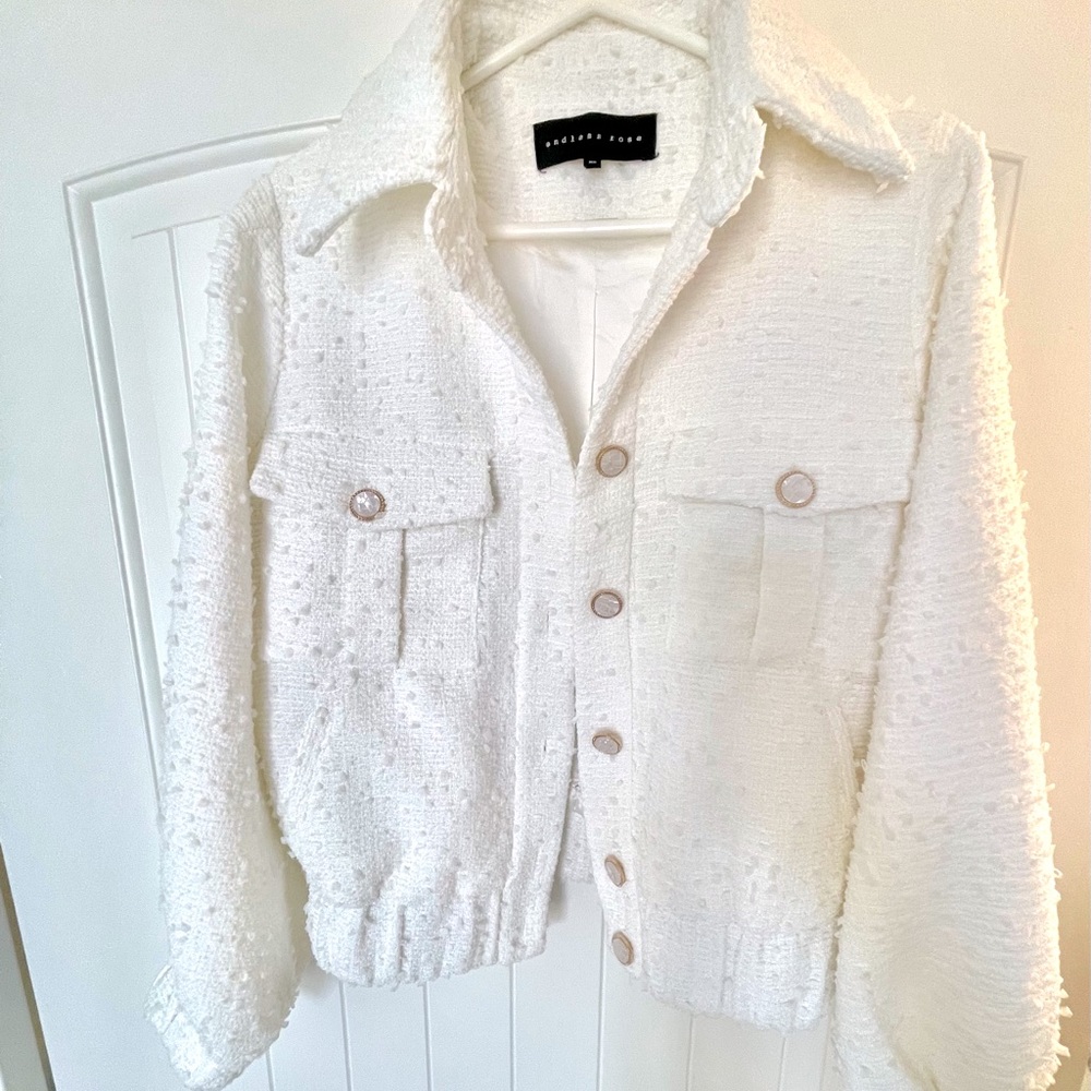Tweed Shirt Jacket